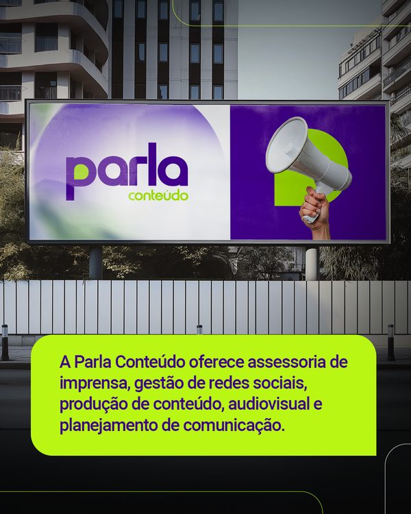 A Parla Conteúdo oferece assessoria de imprensa, gestão de redes sociais, produção de conteúdo, audiovisual e planejamento de comunicação.