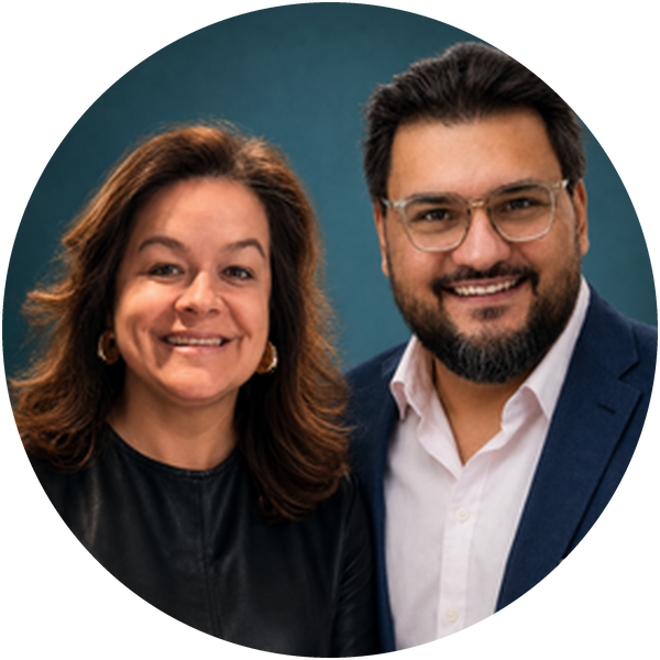 Kênia Pacheco e Altair Magagnin Jr., jornalistas e fundadores da Parla Conteúdo